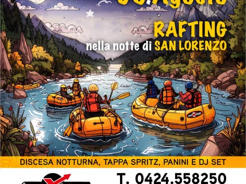 Rafting Notturno – Notte di Stelle Cadenti 